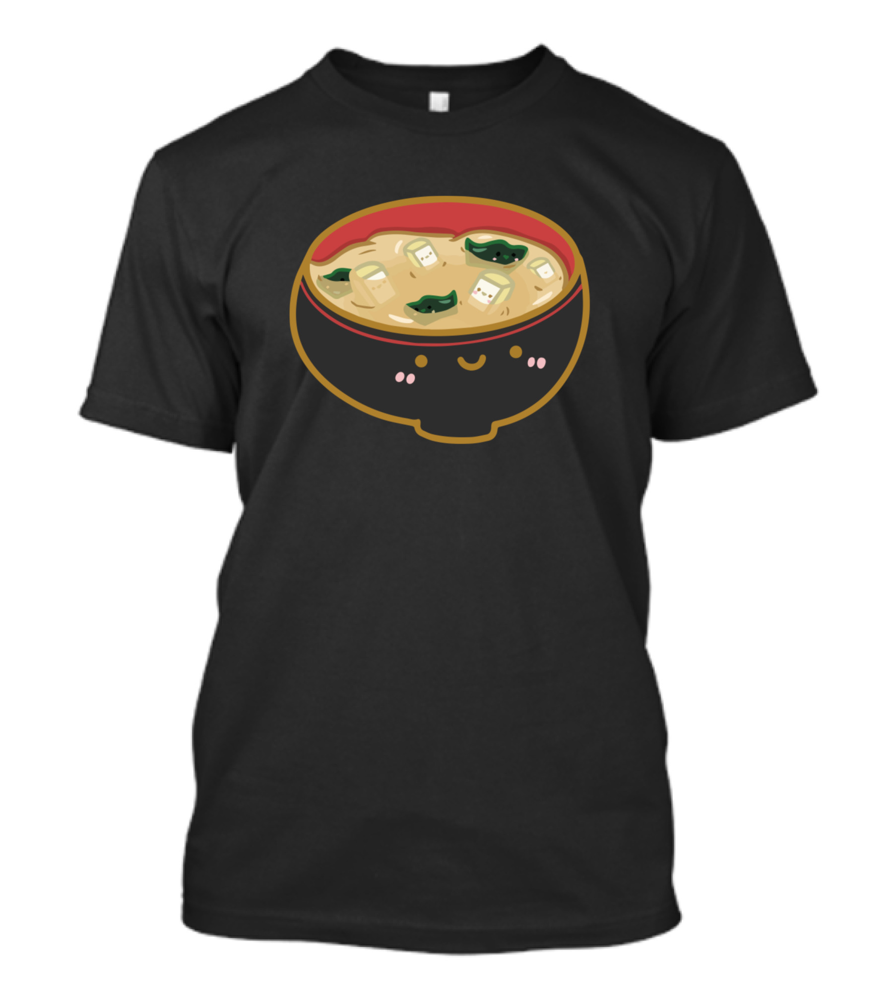 Miso Soup Kawaii Doodle Smile T-Shirt