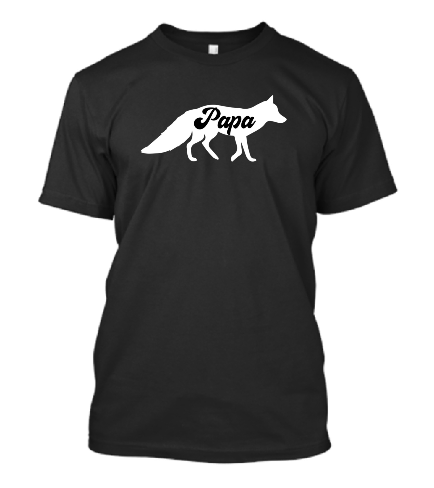Papa Fox Love R Family Walking T-Shirt