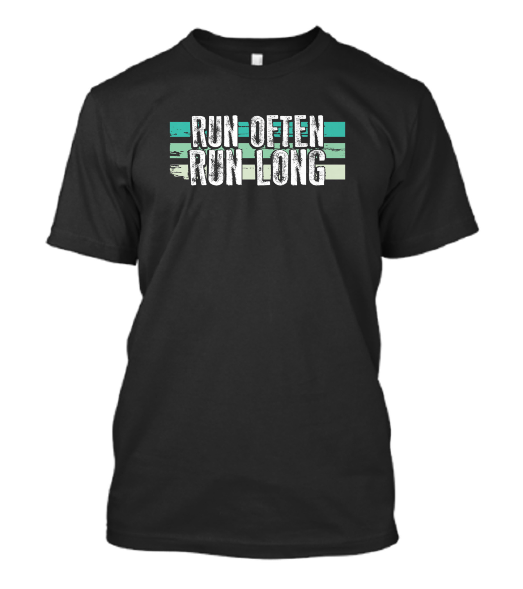 Run Often Run Long Vintage Runner Vintage Running Stripes T-Shirt