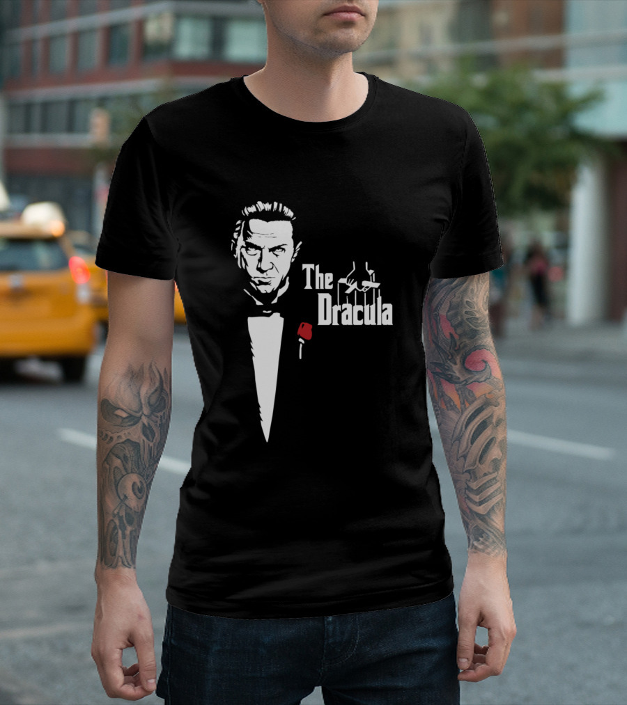 The Dracula Puppet Manipulation tuxedo rose T-Shirt