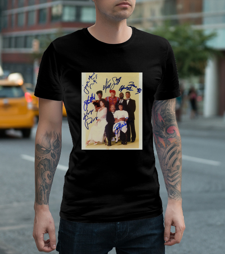 The Fresh Prince Of Bel Air Cast Photo T-Shirt