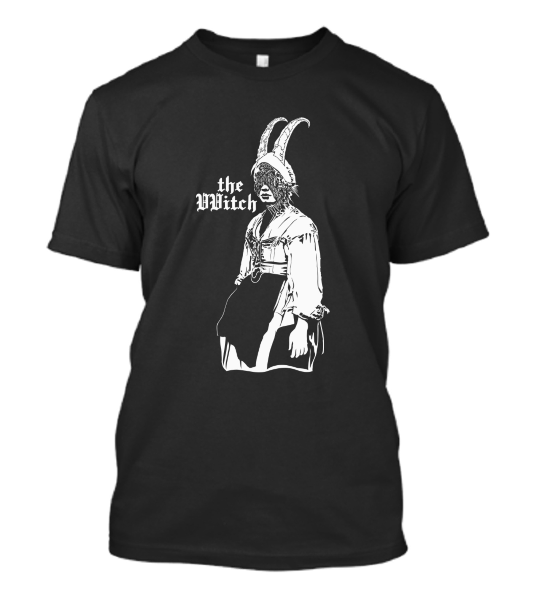 The Witch White Goat-Horned Figure T-Shirt