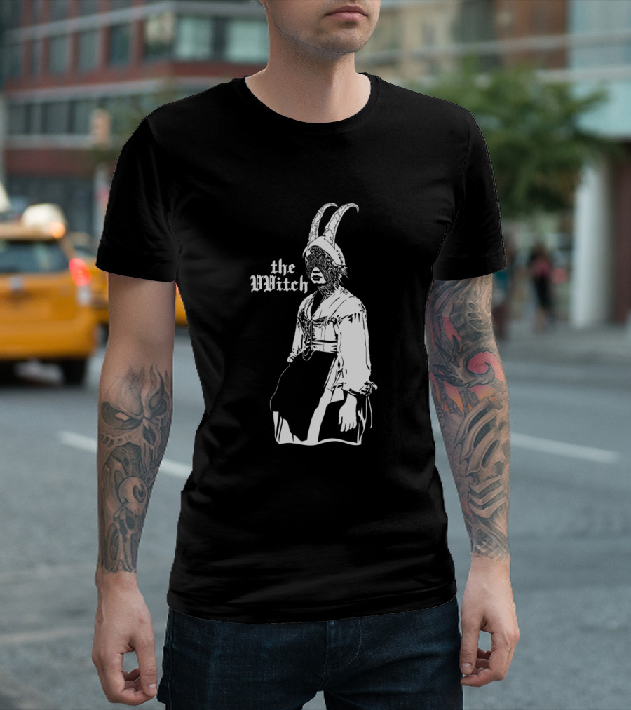 The Witch White Goat-Horned Figure T-Shirt