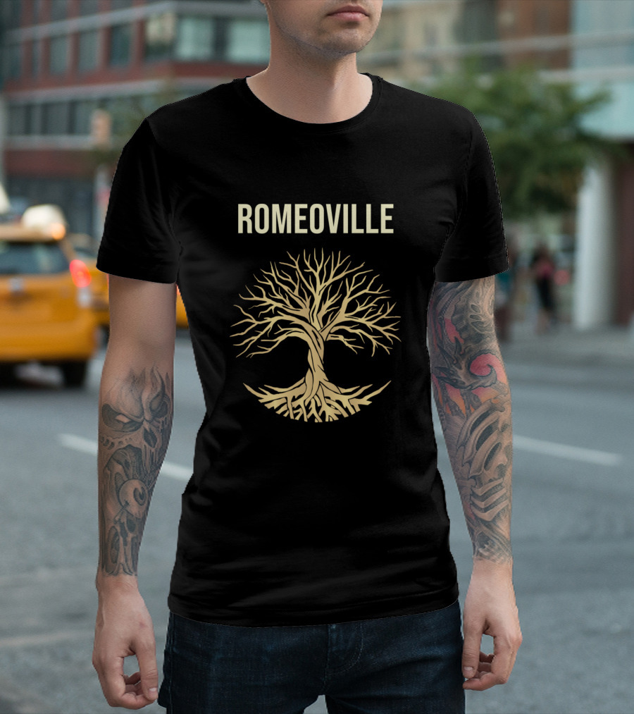 Romeoville Tree of Life Emblem T-Shirt