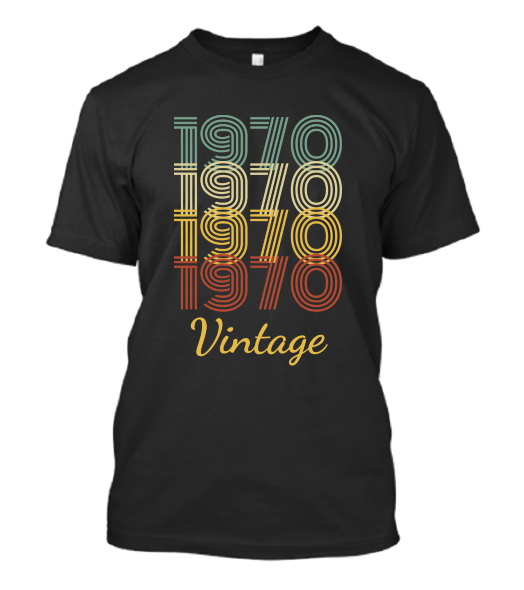 Vintage 1970 Retro Birthday T-Shirt
