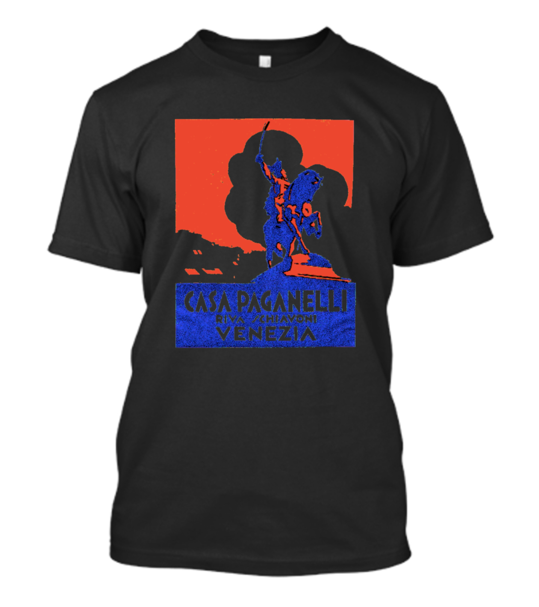 Casa Paganelli Riva Schiavoni Venezia Statue T-Shirt