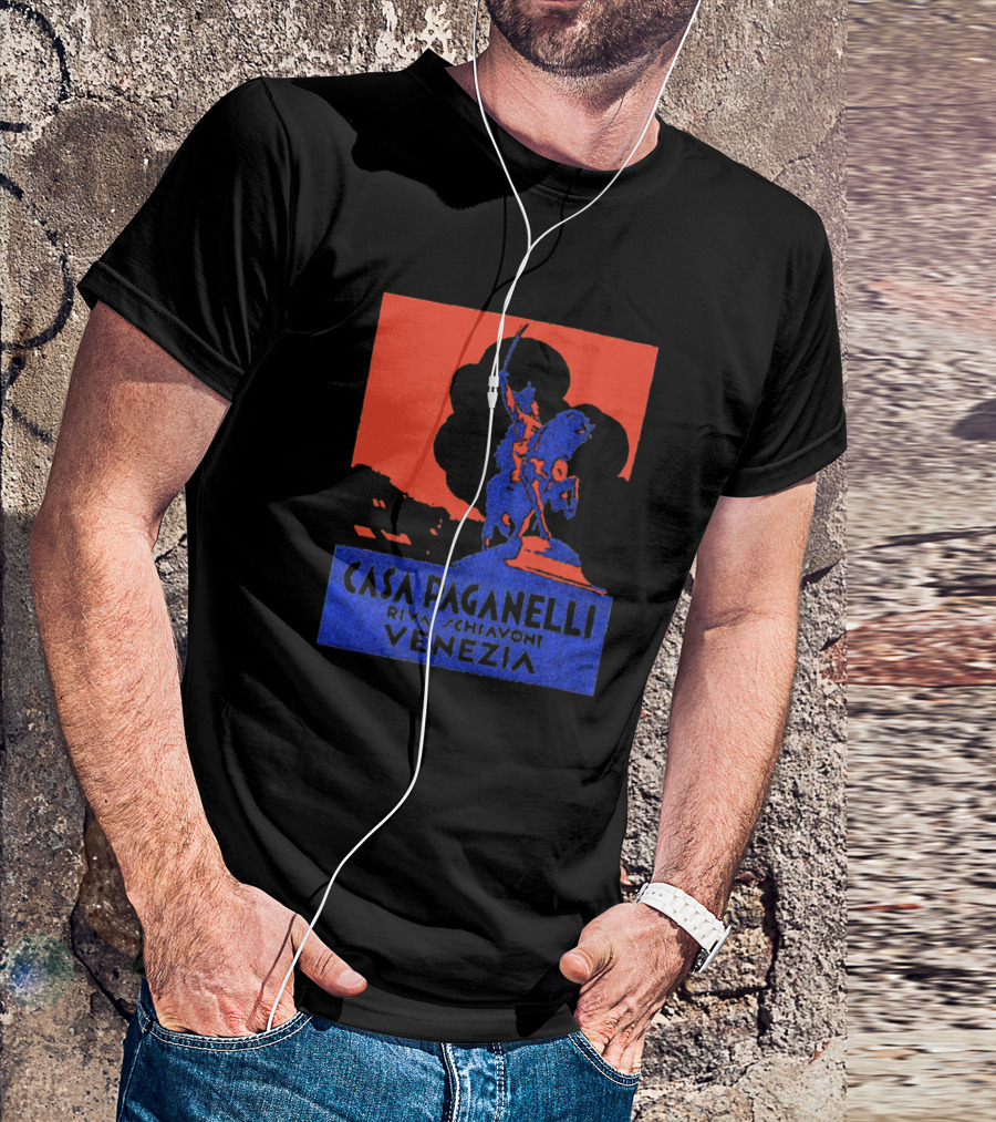 Casa Paganelli Riva Schiavoni Venezia Statue T-Shirt