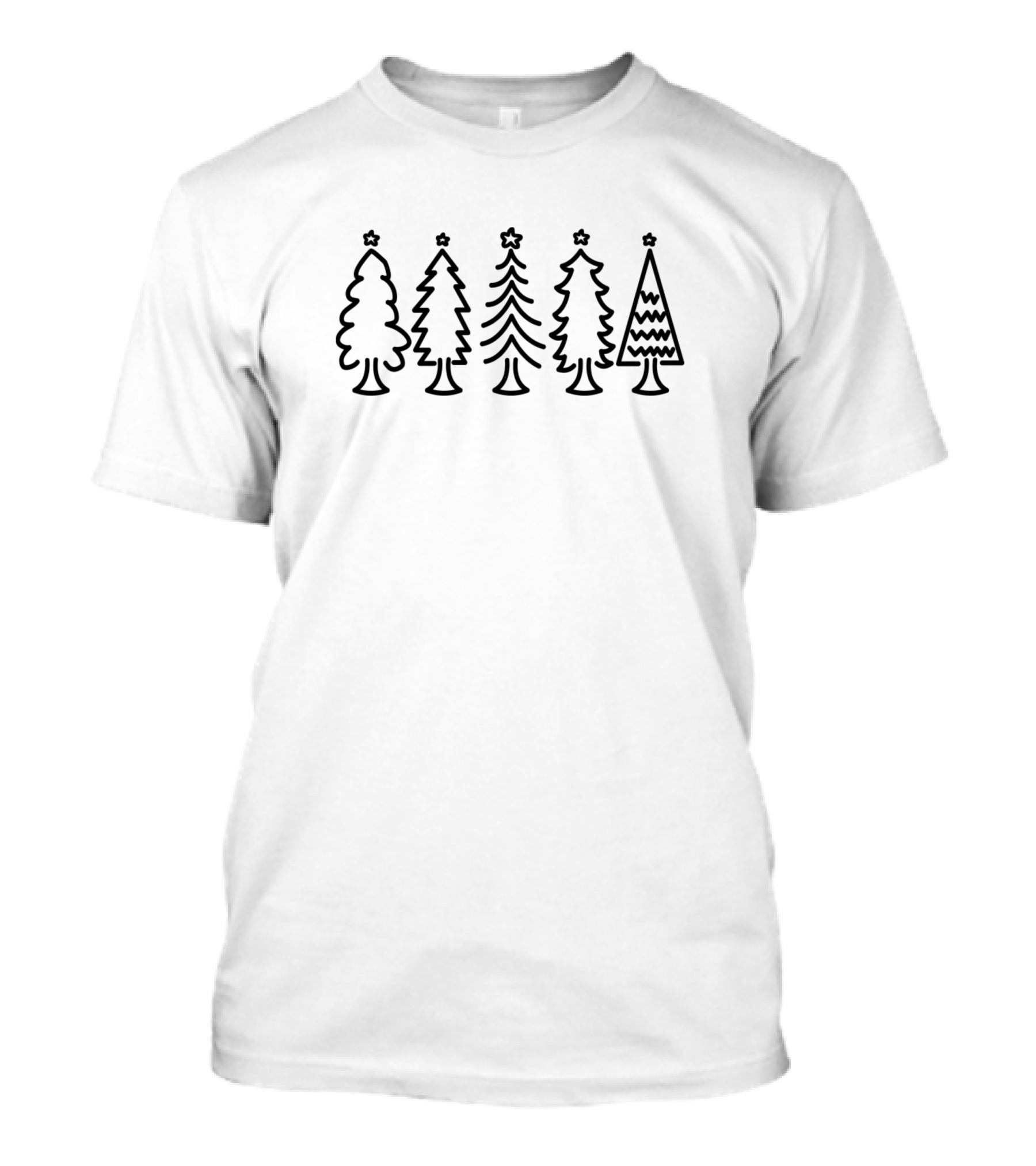 Christmas Tree Winter Snow Forest T-Shirt