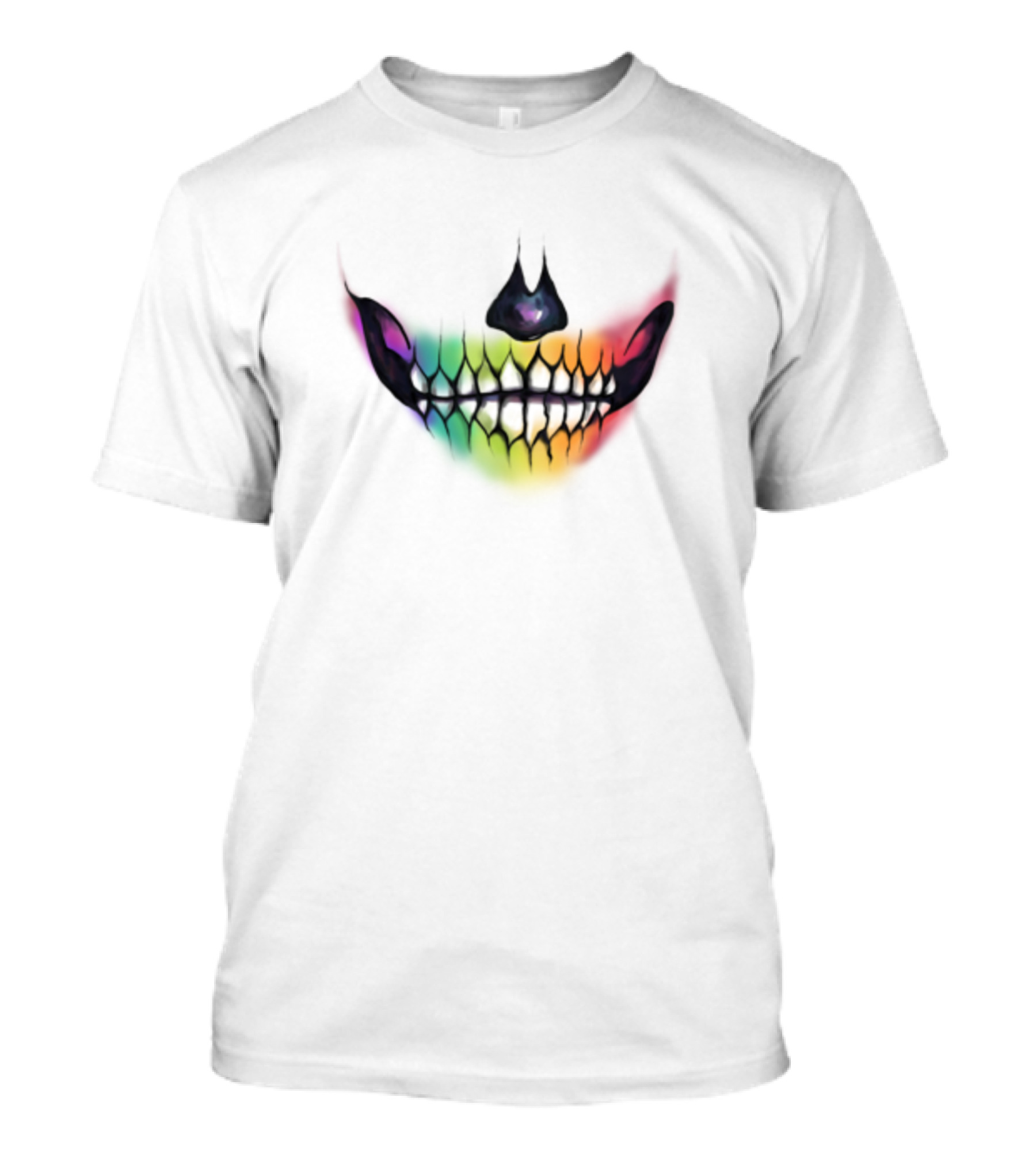 Halloween Rainbow Mouth Grin T-Shirt