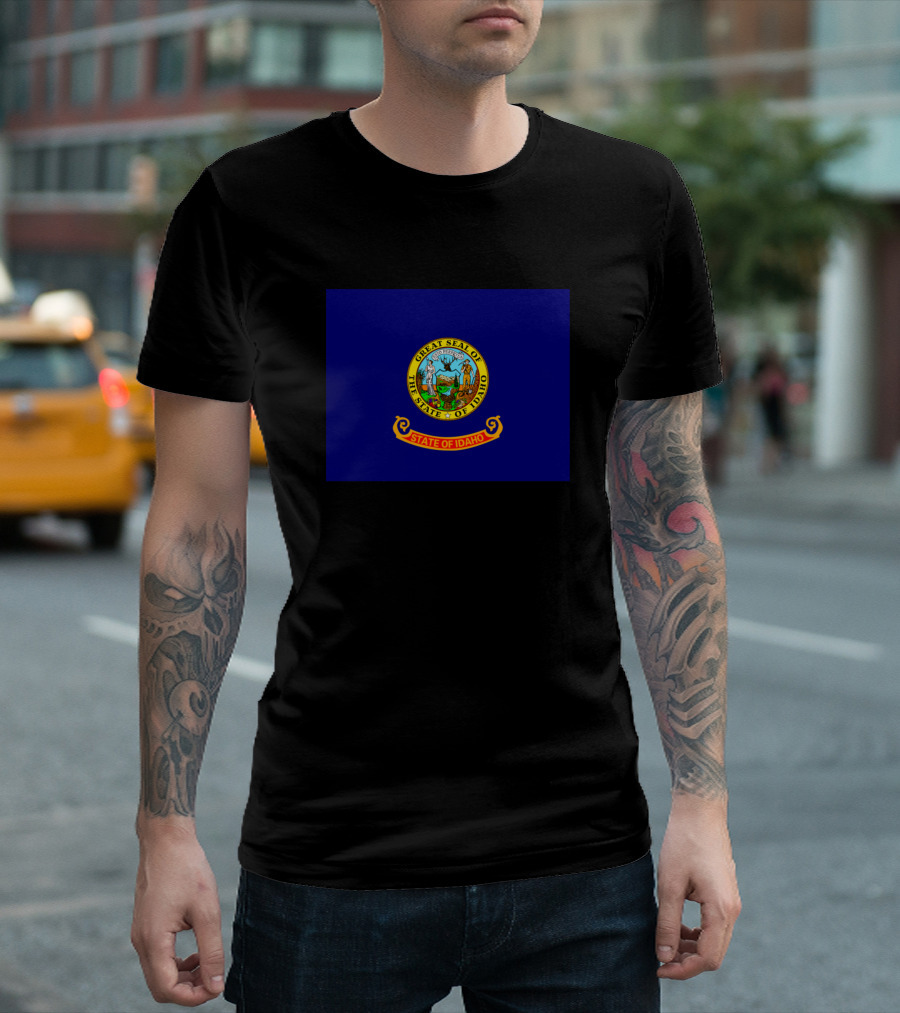 Great Seal of the State of Idaho Flag T-Shirt