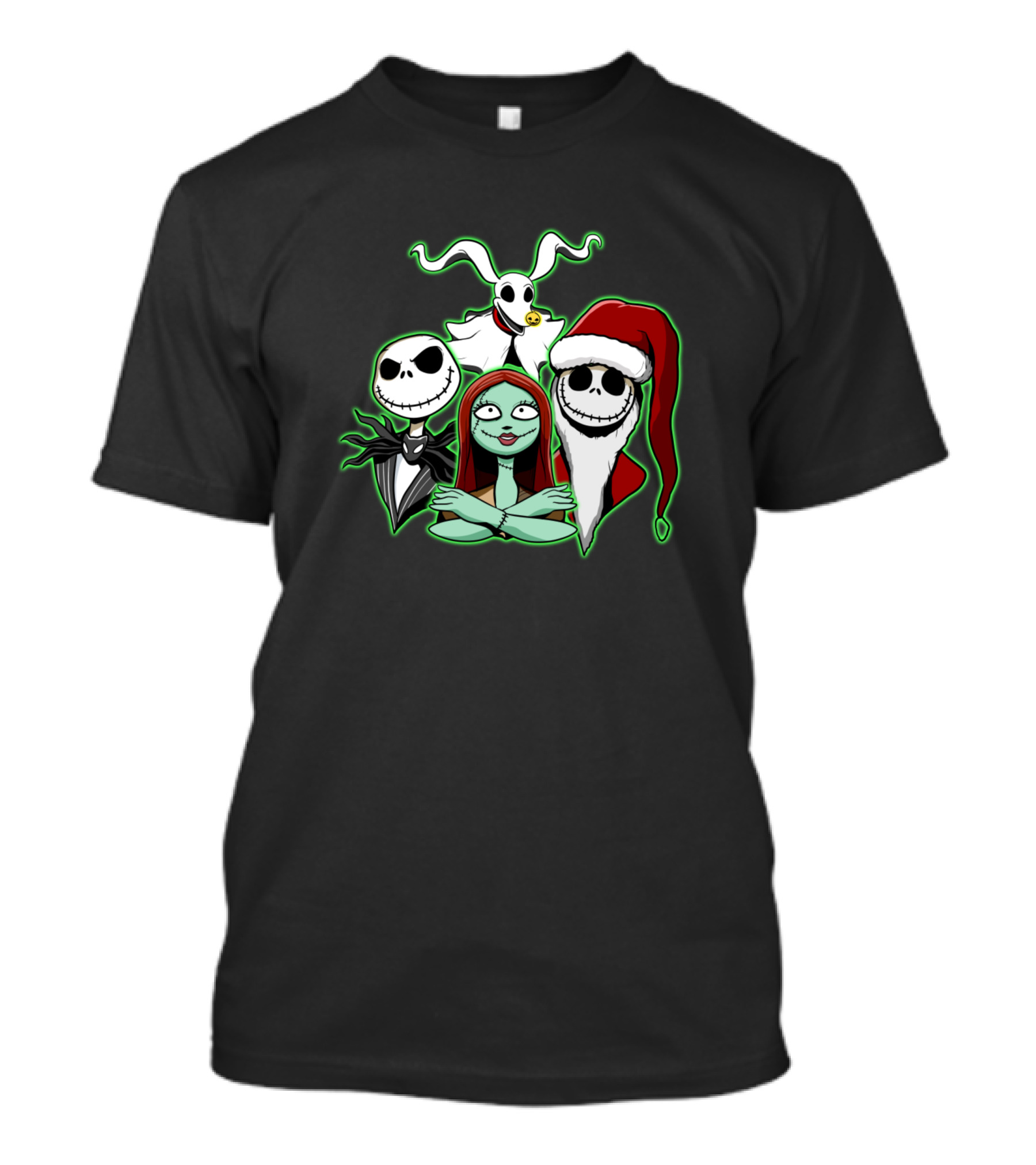Nightmare Rhapsody Jack Sally Zero Santa Skellington T-Shirt