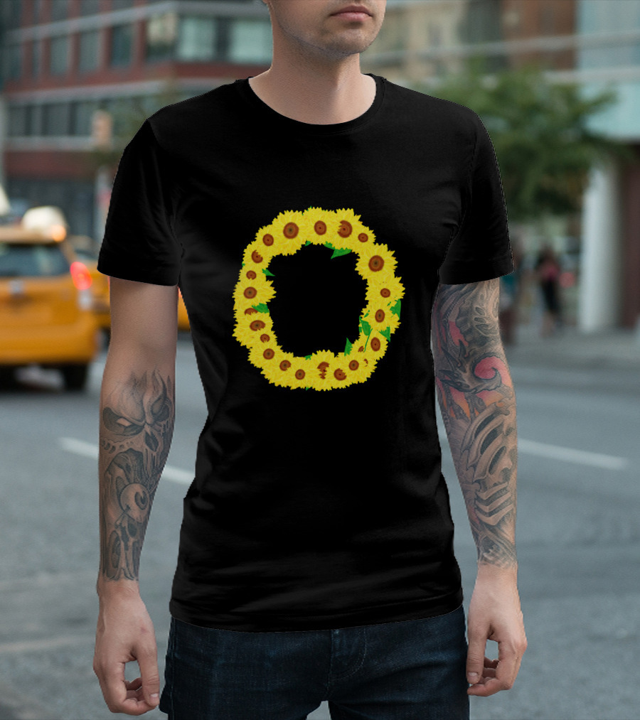 Sunflowers Letter O T-Shirt
