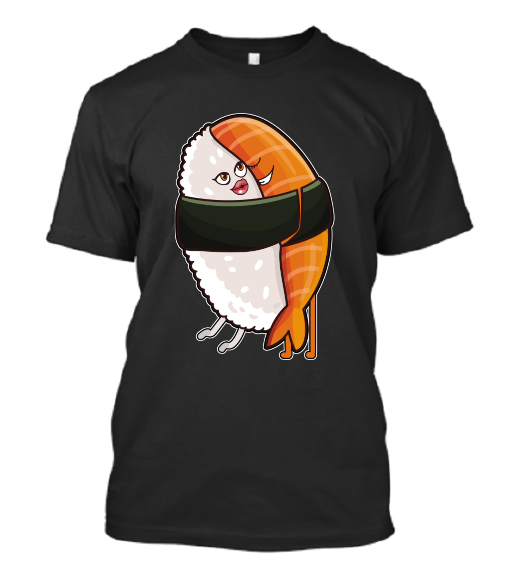 Cute Sushi Lover Cuddle Hug Duo T-Shirt