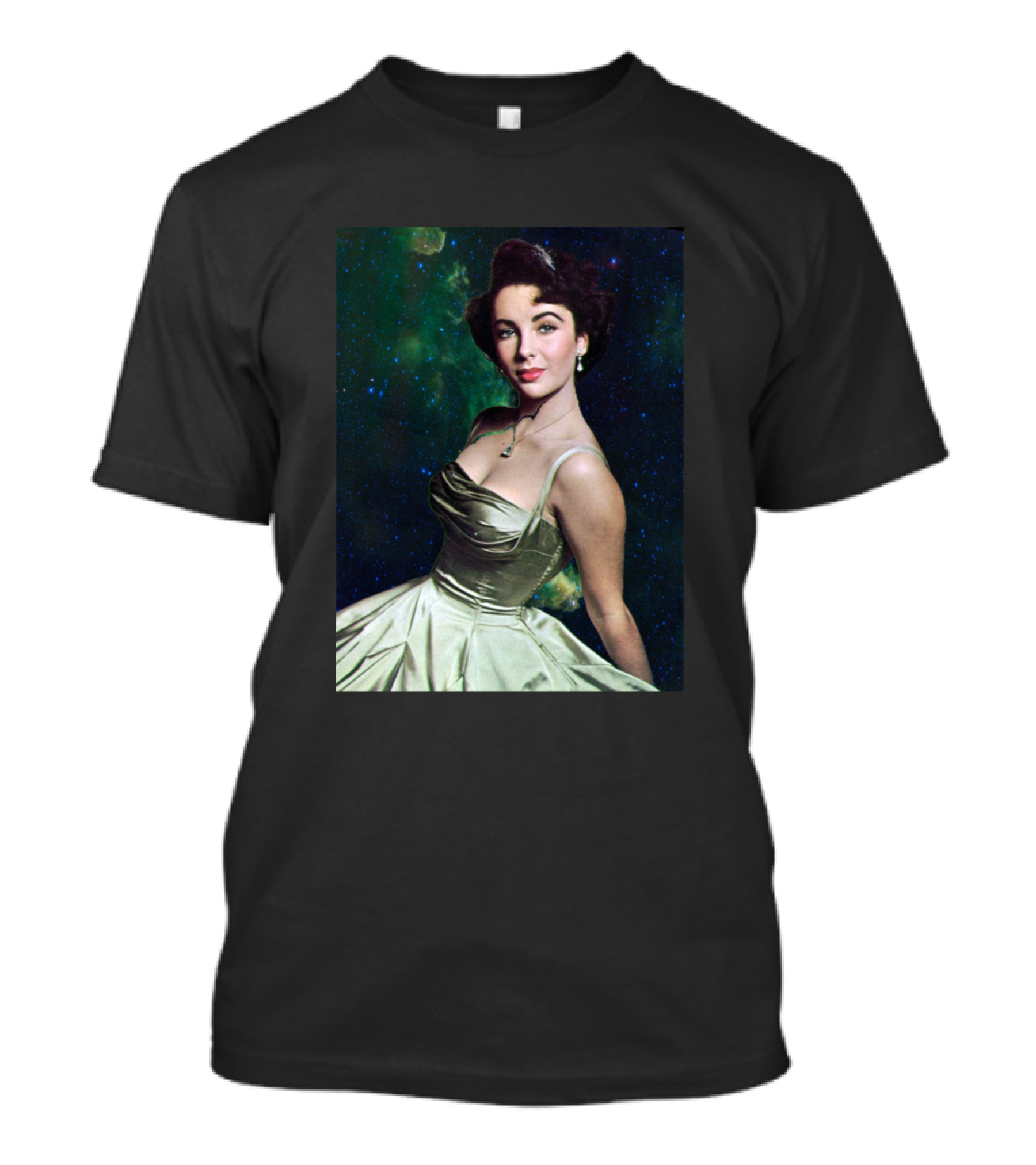 Elizabeth Taylor In Starlight Starlets Space Dress T-Shirt