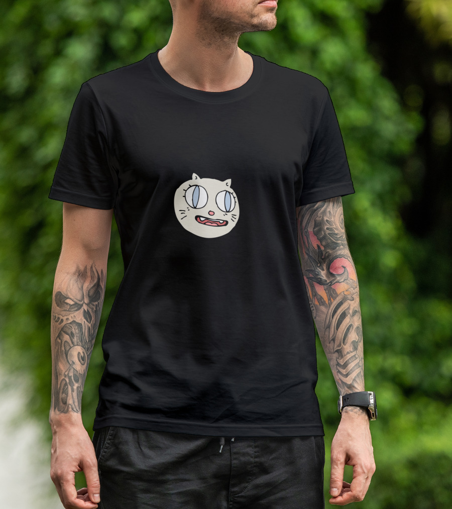 FLUFF YOU YOU FLUFFIN' FLUFF Cat Face T-Shirt