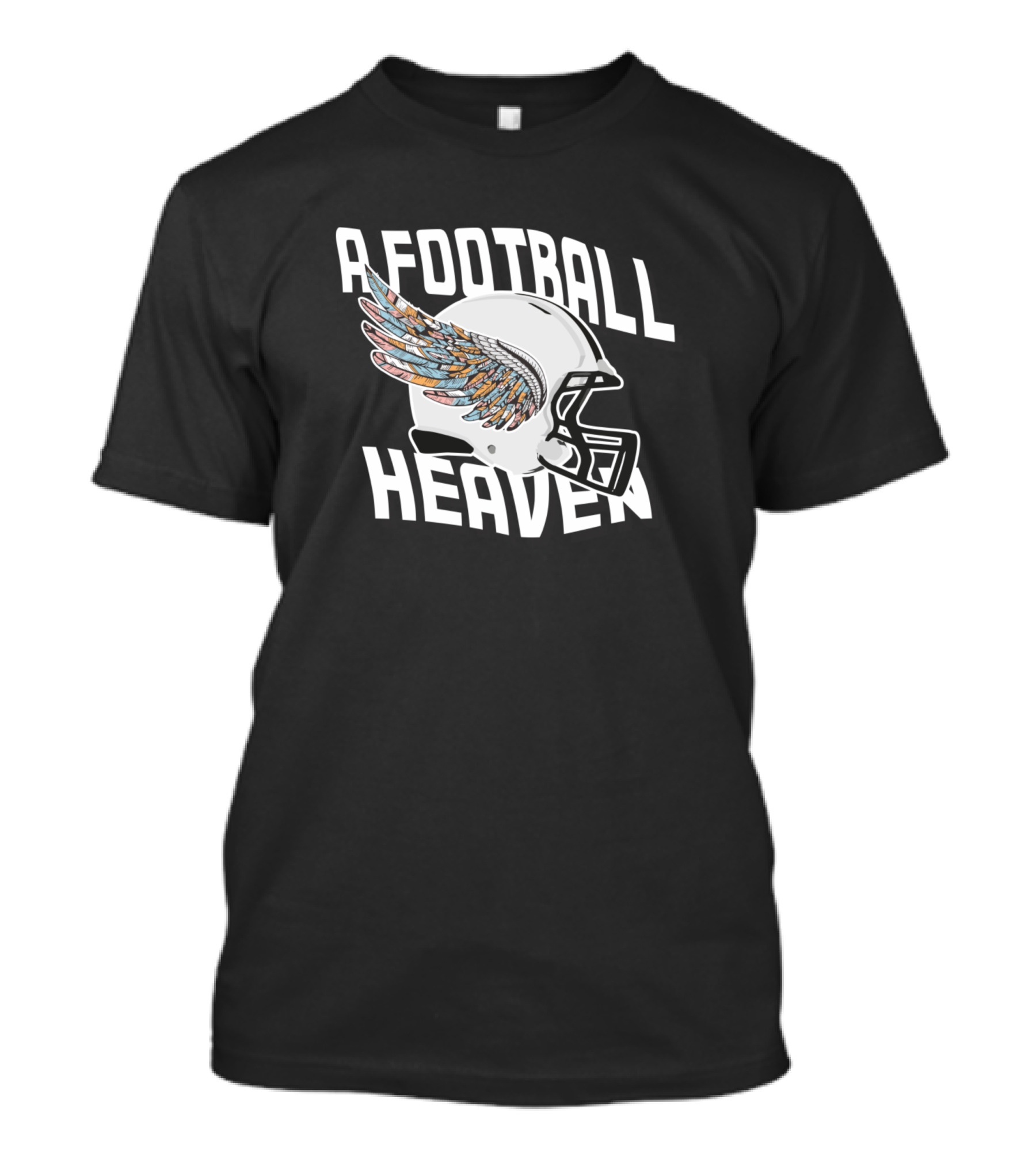 A Football Heaven Helmet Wings T-Shirt