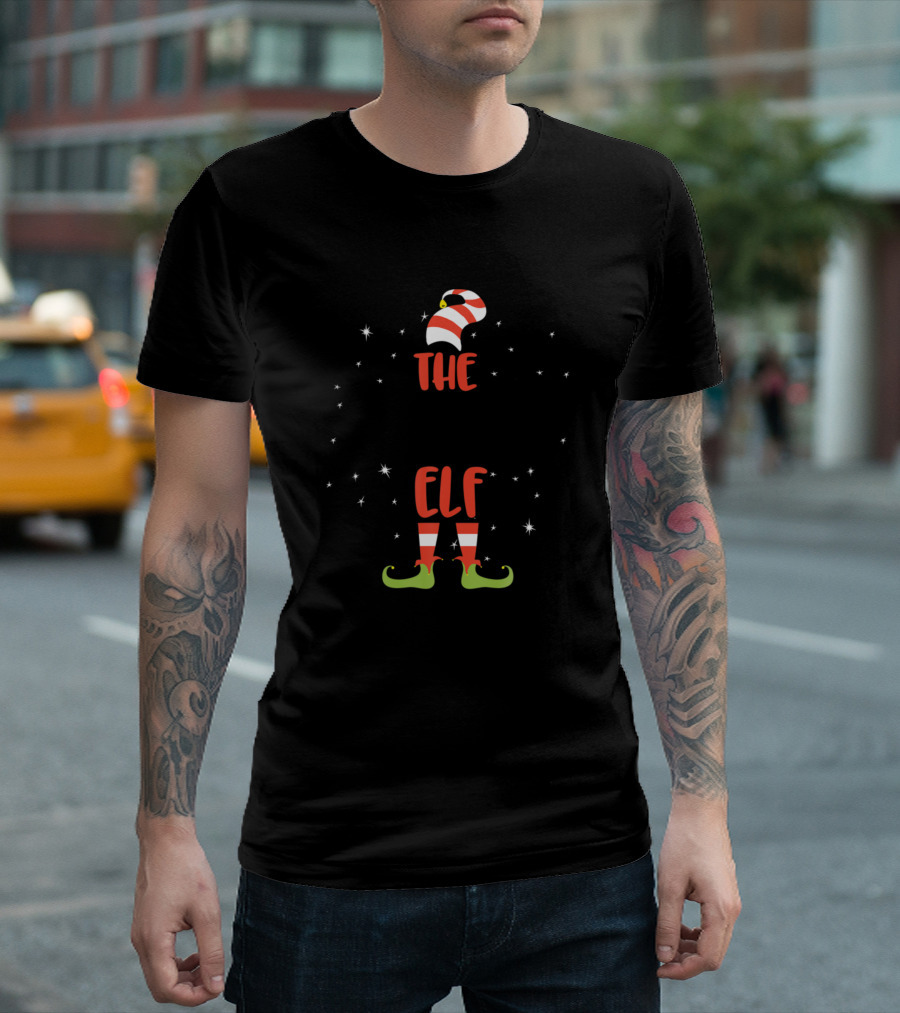 The Vegan Elf Christmas Matching Family Group Holiday Cheer T-Shirt
