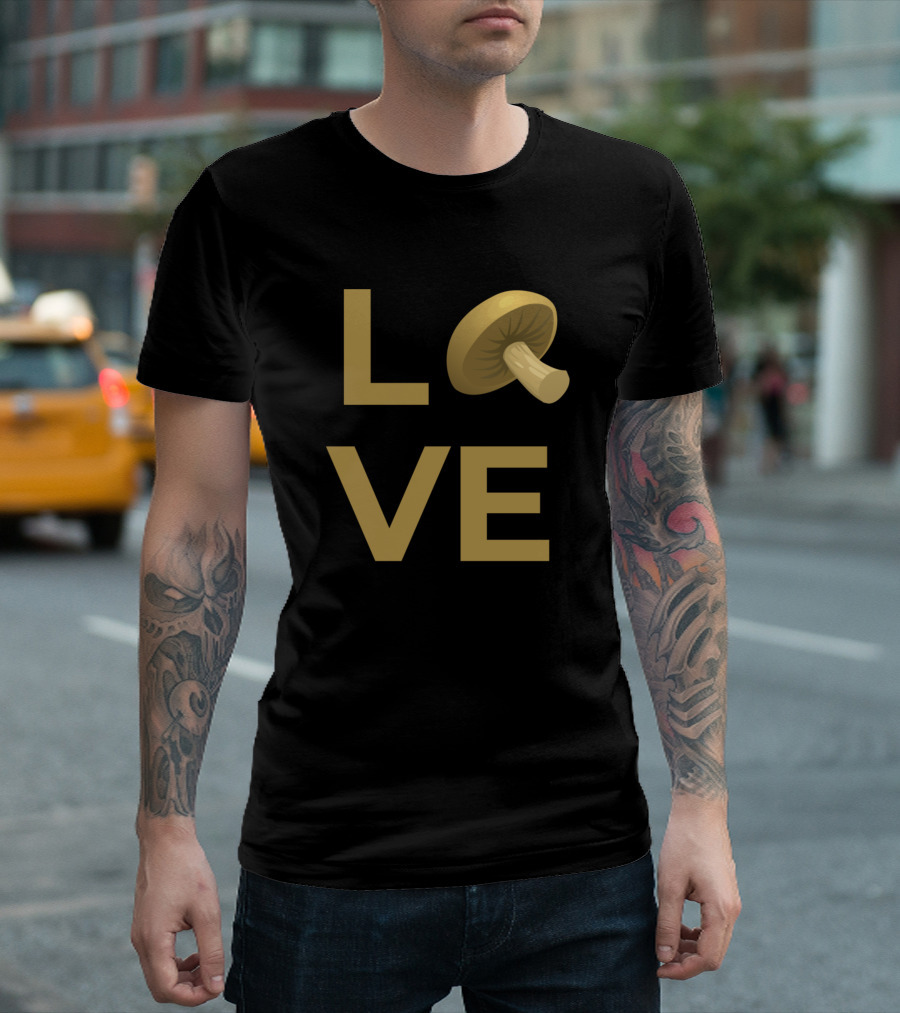 LOVE Mushroom Vegetable T-Shirt