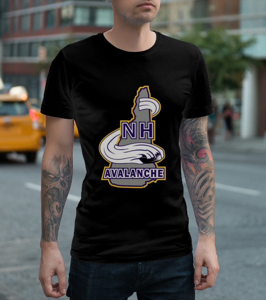NH Avalanche Hockey New Hampshire State T-Shirt