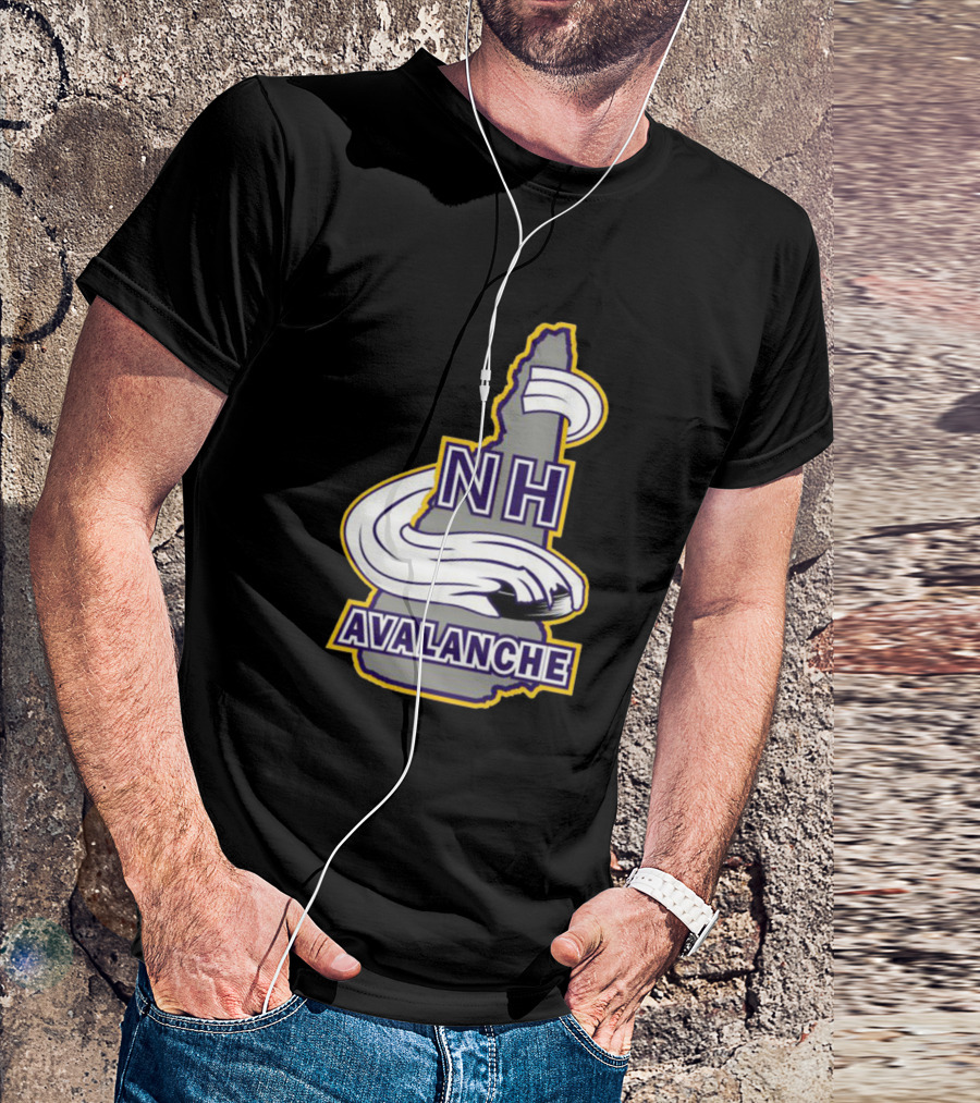 NH Avalanche Hockey New Hampshire State T-Shirt