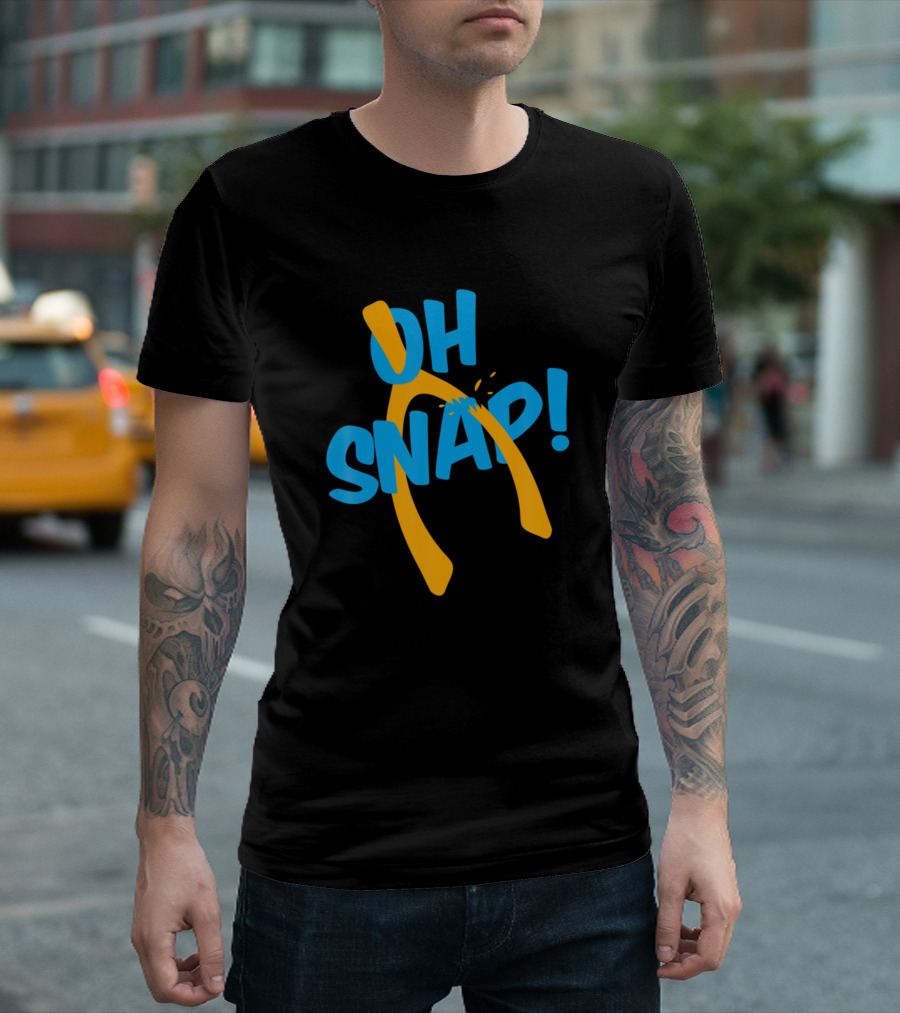 Oh Snap Funny Thanksgiving Wish Bone Joke Humor T-Shirt