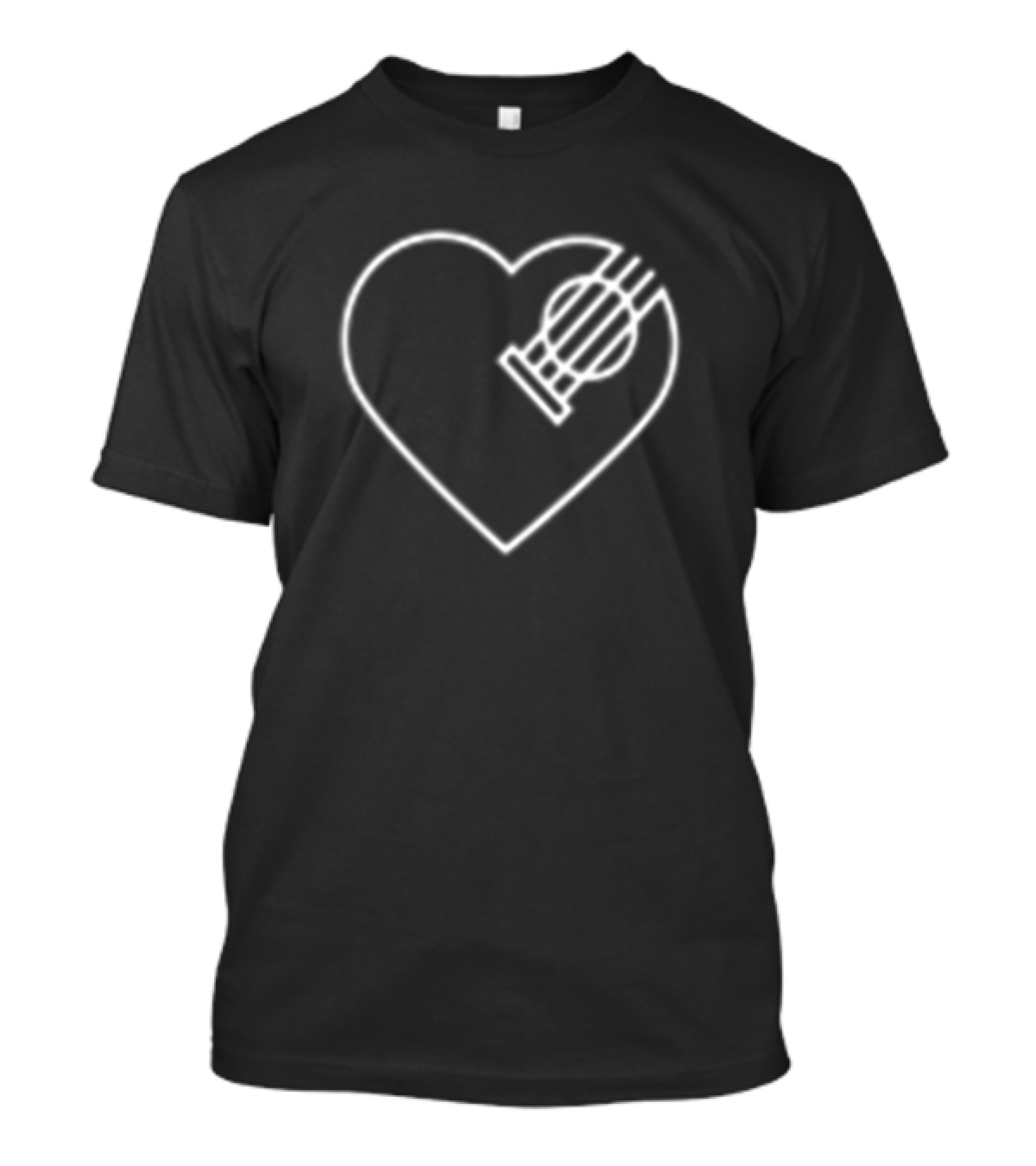 Veterans Make The Best Dads Heart With Guitar Strings T-Shirt