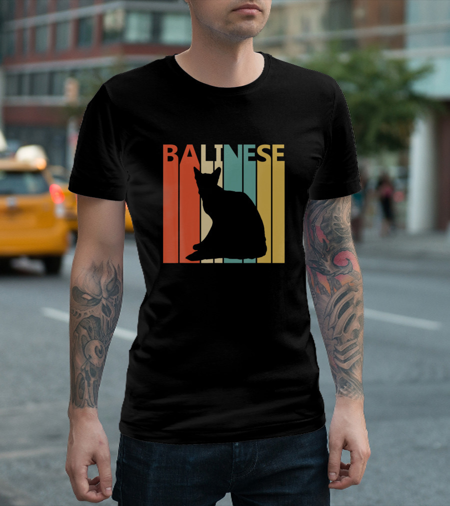 Balinese Cat Retro T-Shirt