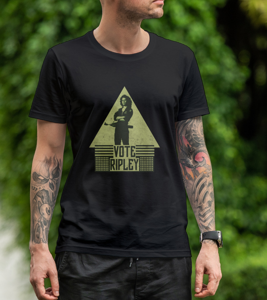 Vote Ripley Alien Movie Icon Sigourney Weaver T-Shirt