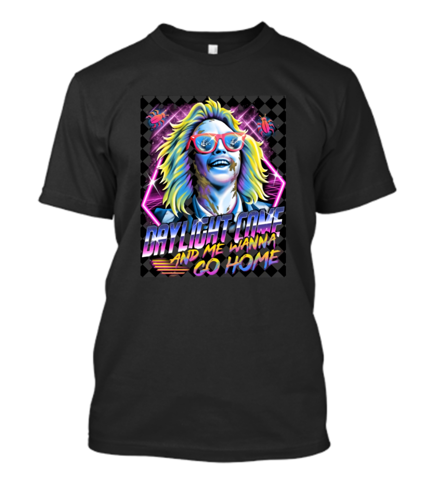 Beetlejuice 80s Daylight Come And Me Wanna Go Home T-Shirt