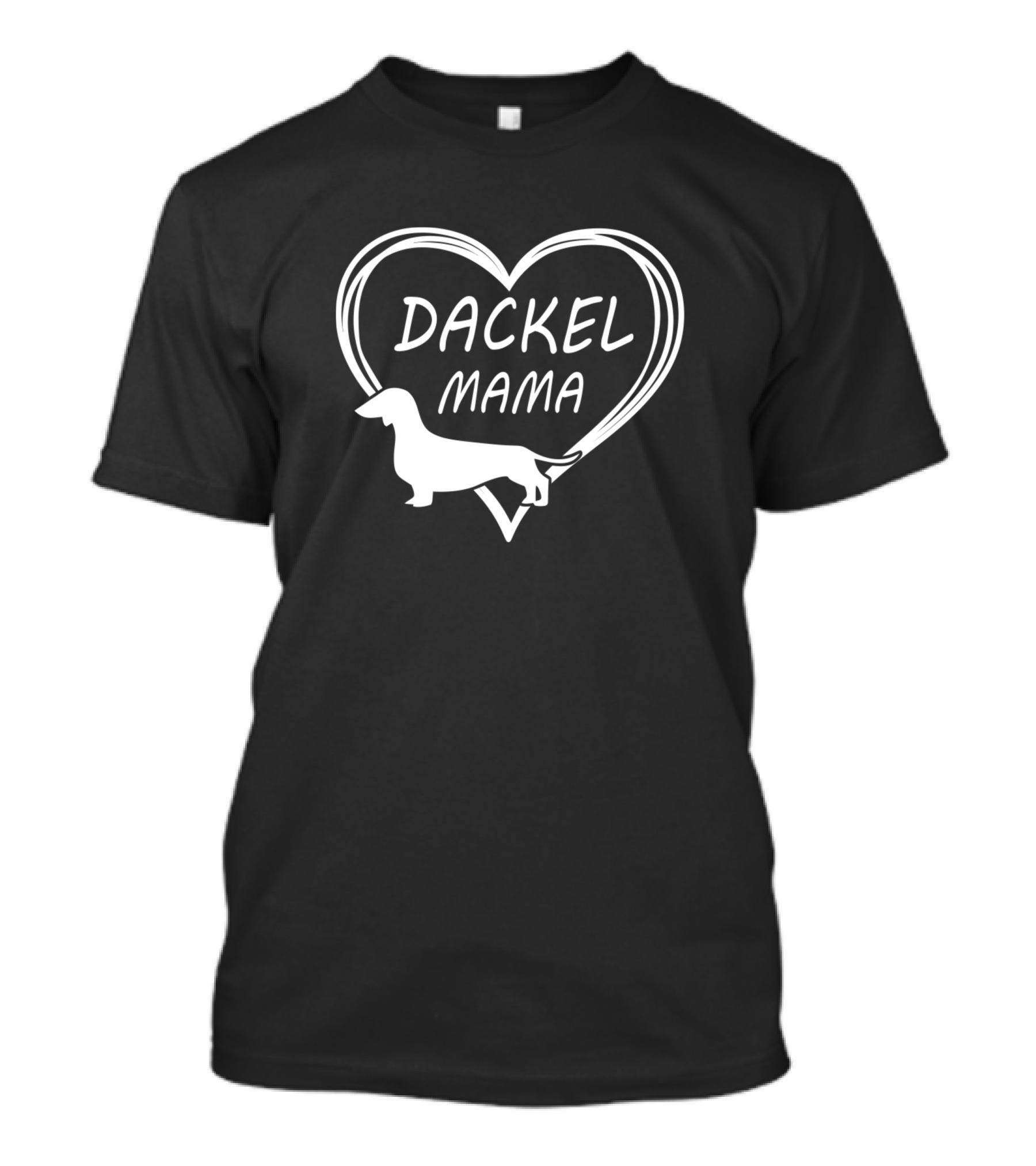 Dackel Mama Dachshund Dog Lover Heart T-Shirt
