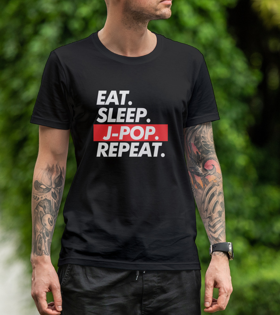 Eat Sleep J-Pop Repeat T-Shirt