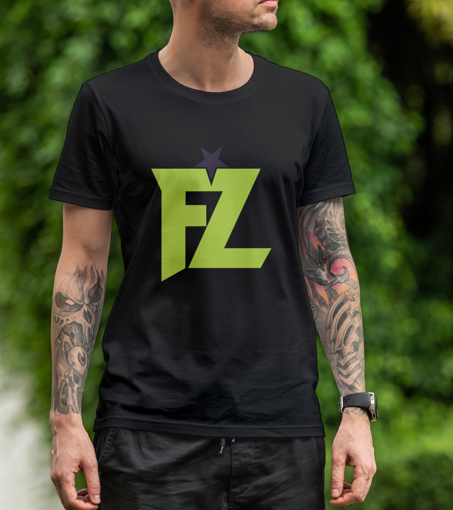 Freeballz FZ Neon Green Star T-Shirt