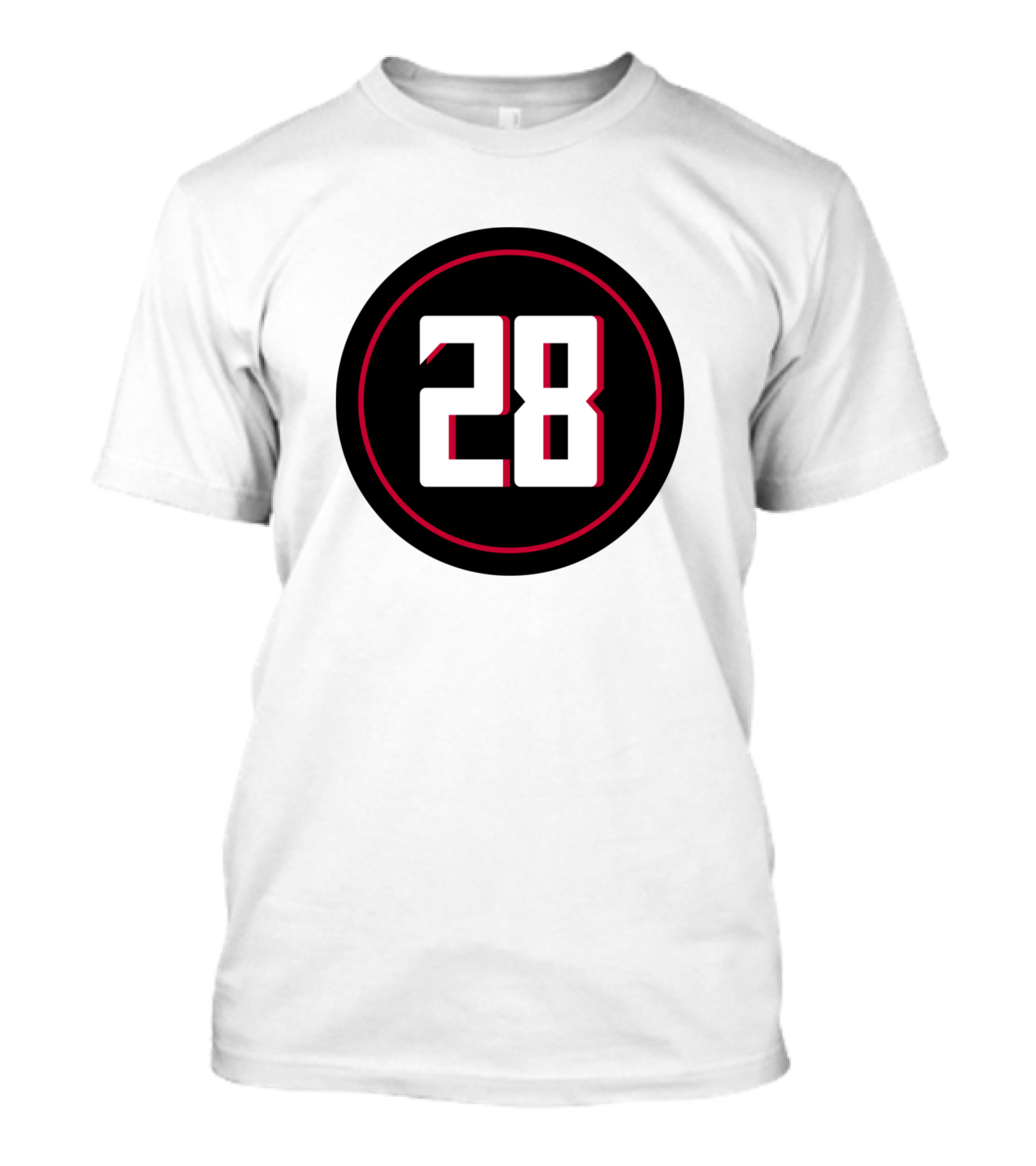 Jordan Miller 28 Atlanta Falcons Jersey T-Shirt
