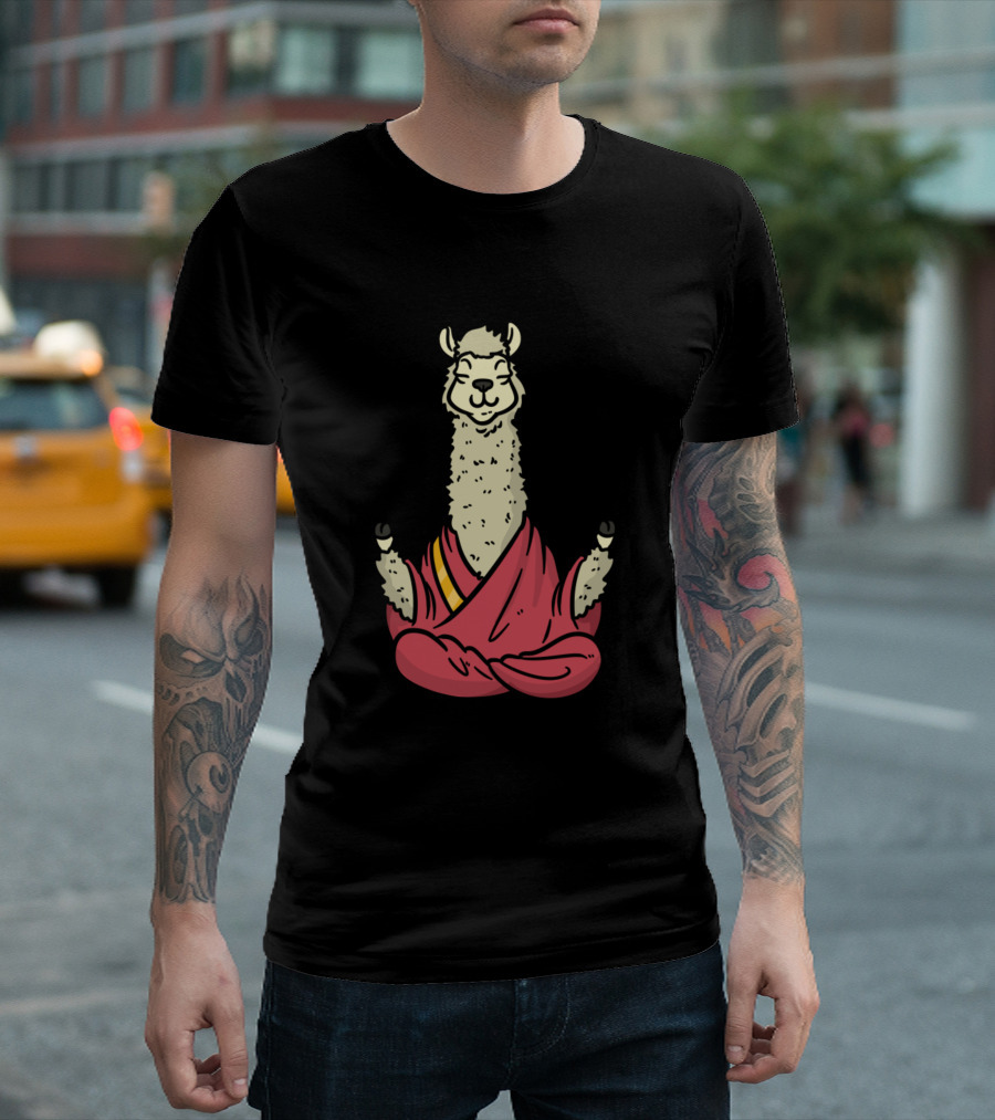 Lama Meditation Dalai Peaceful Zen T-Shirt