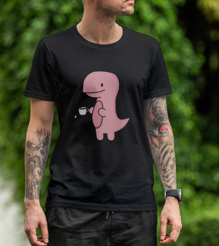 TEA-REX Dinosaur Tea Cup T-Shirt