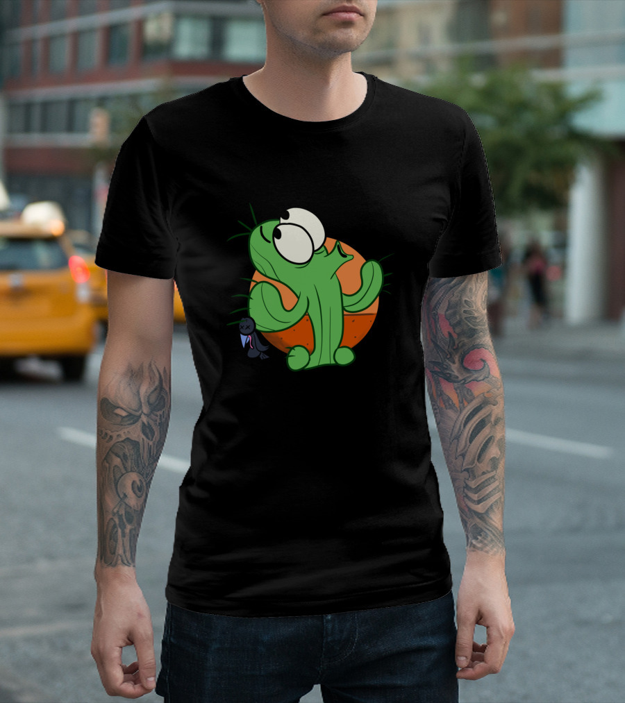 Nobody Suspects The Cactus Singing With A Dead Bird T-Shirt