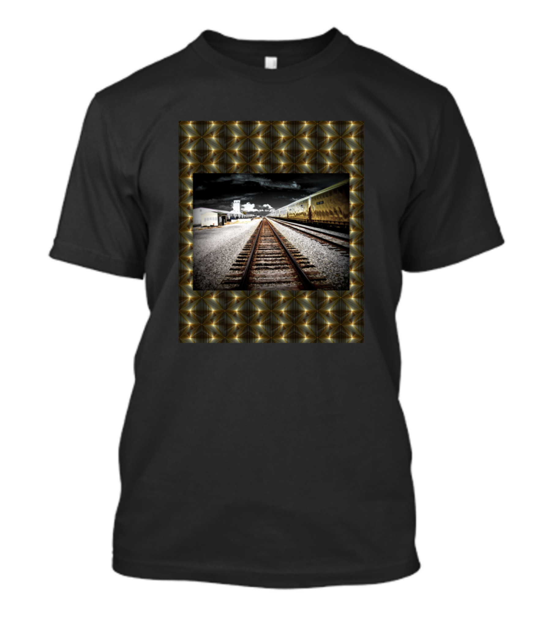 Train Tracks Lead To The Future Horizon Union Railroad Journey T-Shirt
