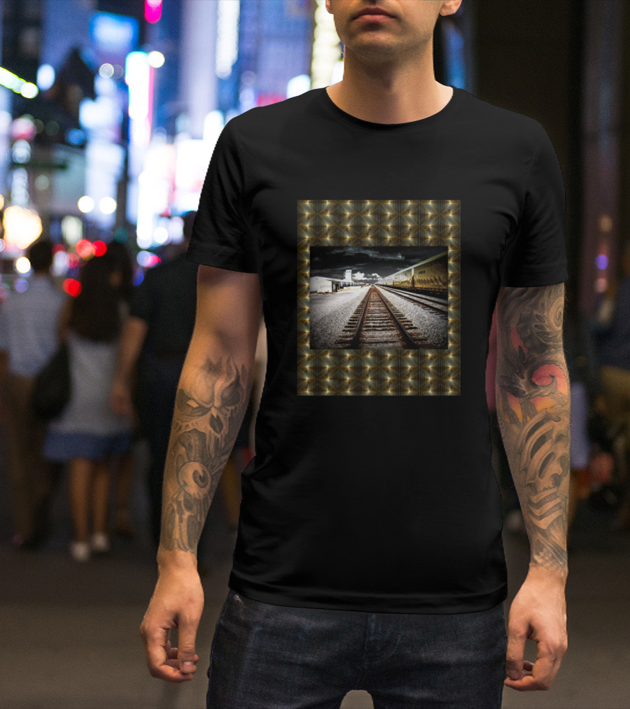 Train Tracks Lead To The Future Horizon Union Railroad Journey T-Shirt