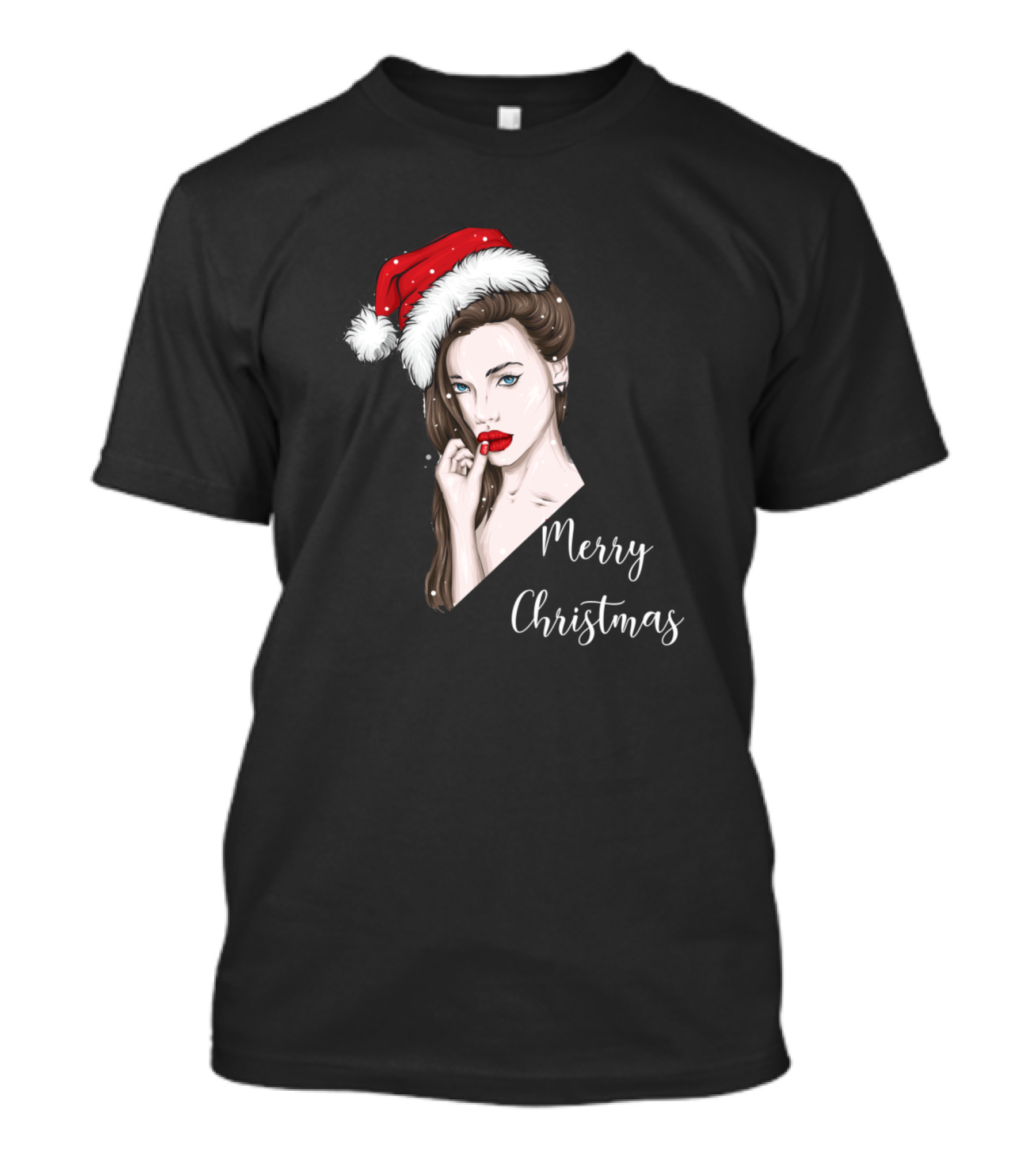 Merry Christmas Beautiful Christmas Girl T-Shirt