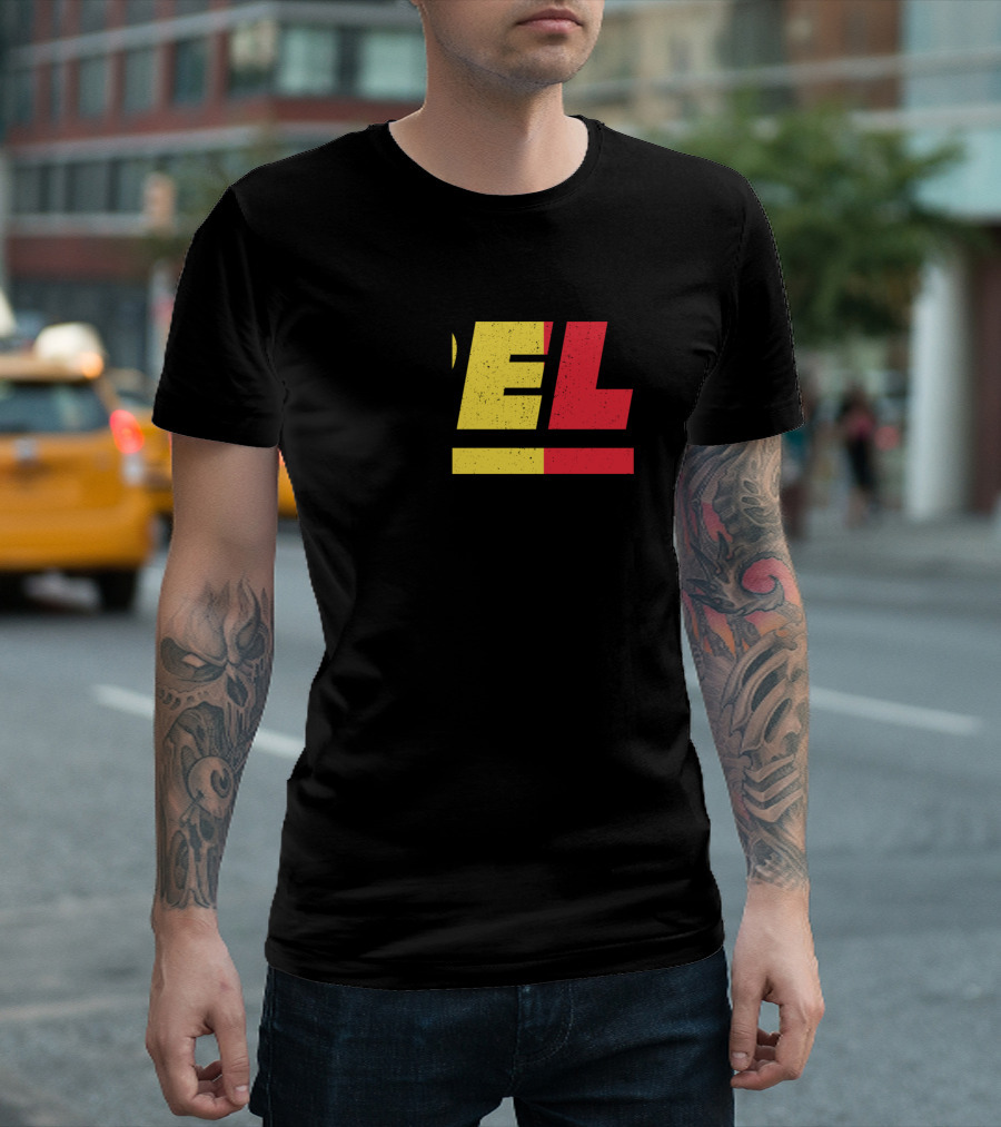 BEL Belgium Brussels Iso Code 3166 Flag Colors T-Shirt