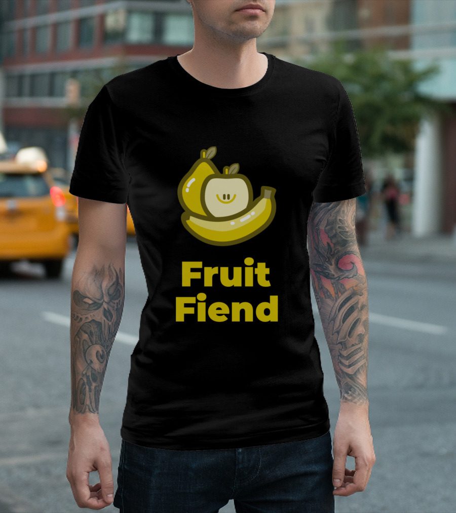 Fruit Fiend Pear Apple Banana T-Shirt