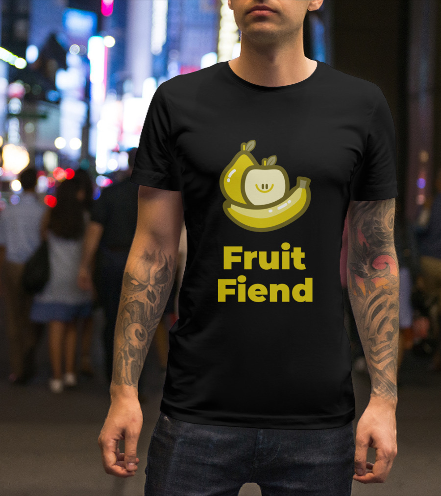 Fruit Fiend Pear Apple Banana T-Shirt