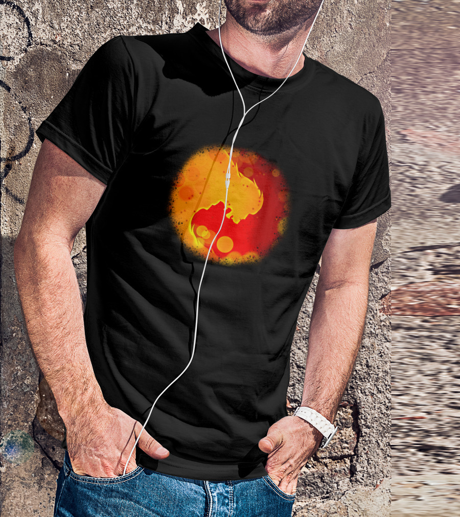 Golden Red Lions Fiery T-Shirt