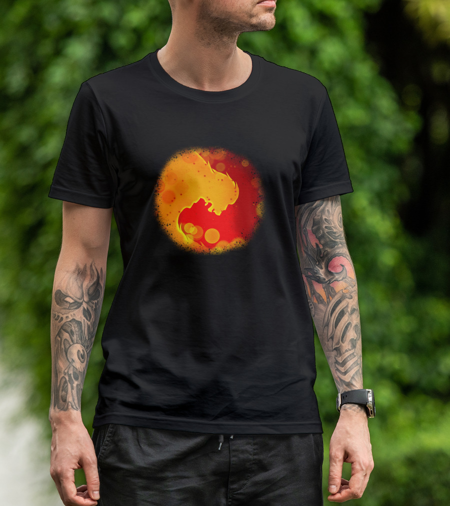 Golden Red Lions Fiery T-Shirt