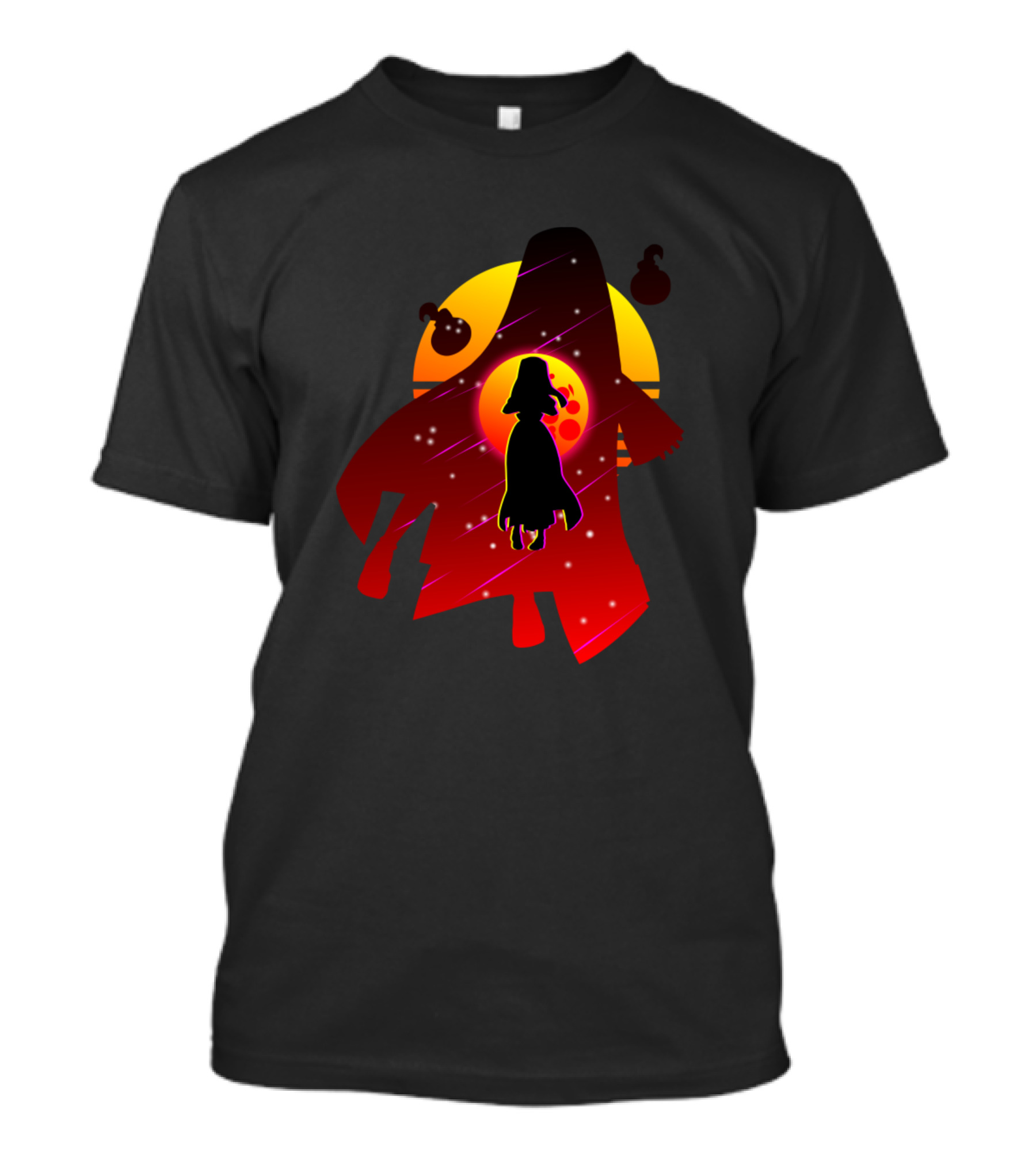Iris Fire Force Sunset Silhouette Scene T-Shirt