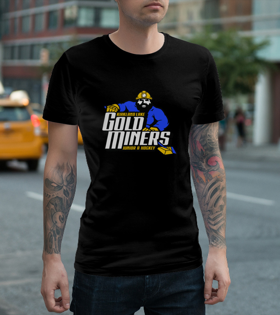 Kirkland Lake Gold Miners Junior A Hockey T-Shirt