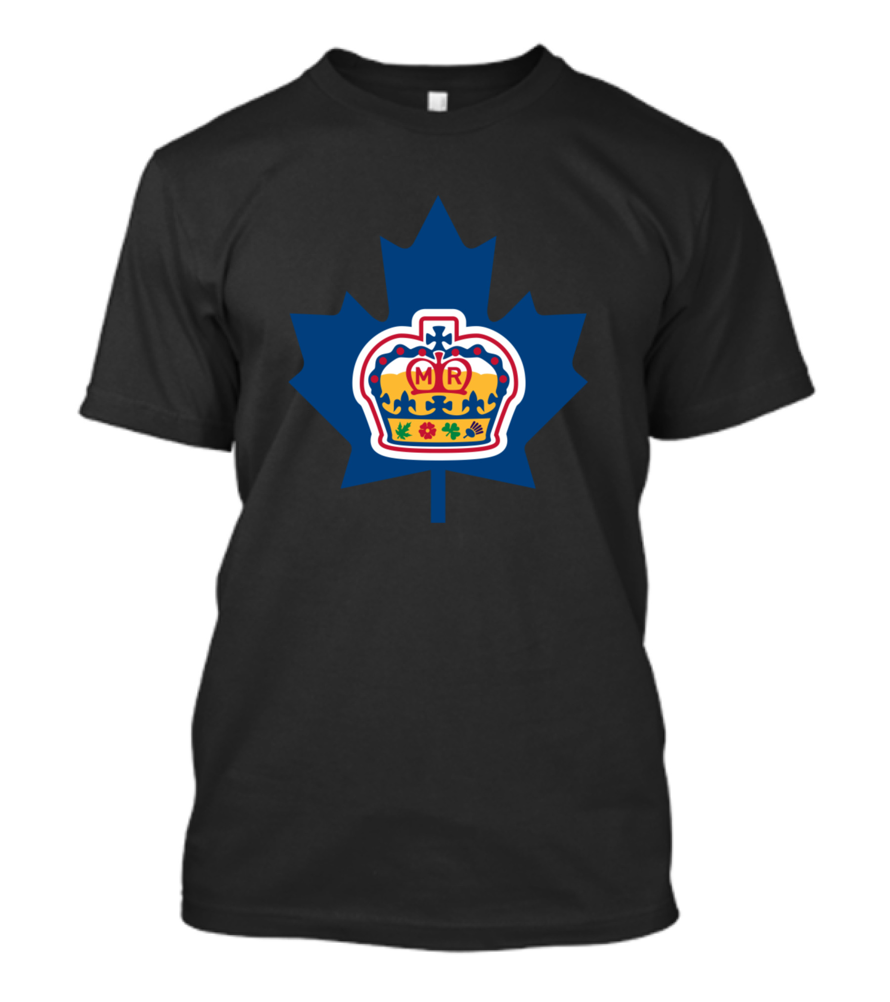 Markham Royals MR Crown Blue Maple Leaf T-Shirt