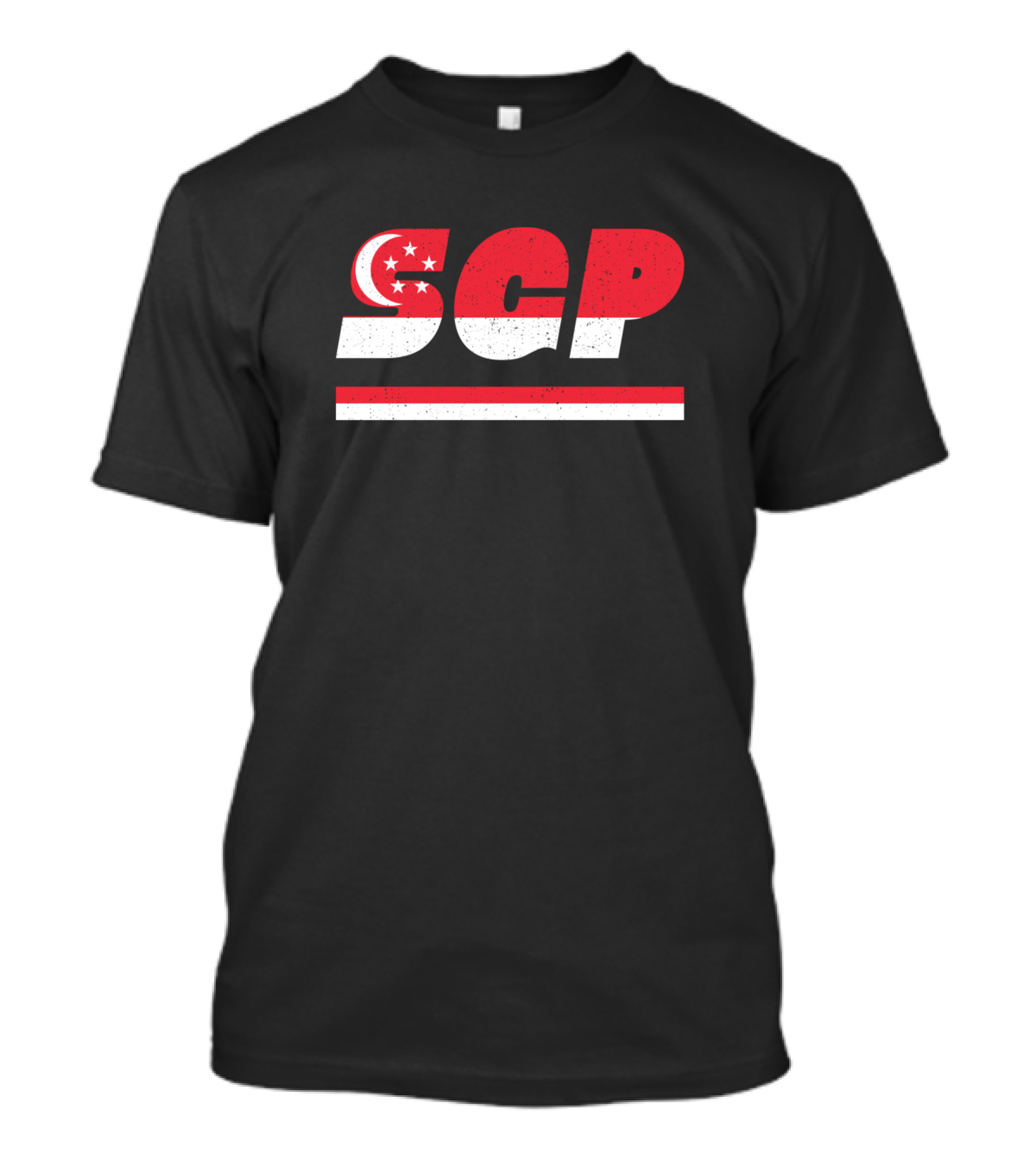 SGP Singapore Flag Colors ISO Code 3166 T-Shirt