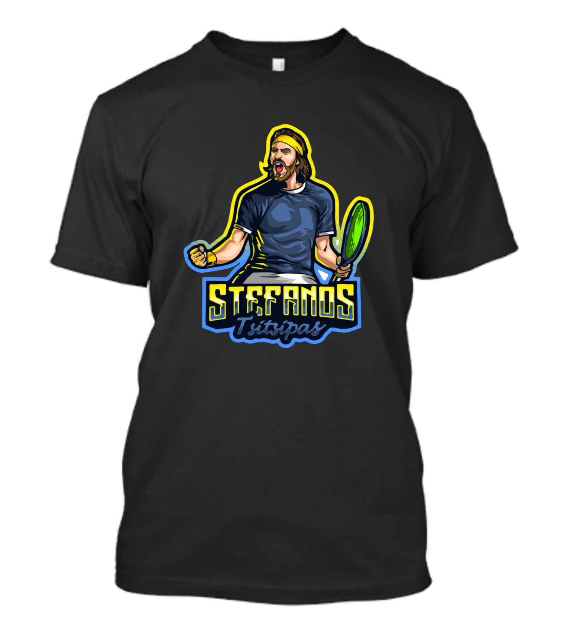 Stefanos Tsitsipas Tennis Fan Mascot T-Shirt