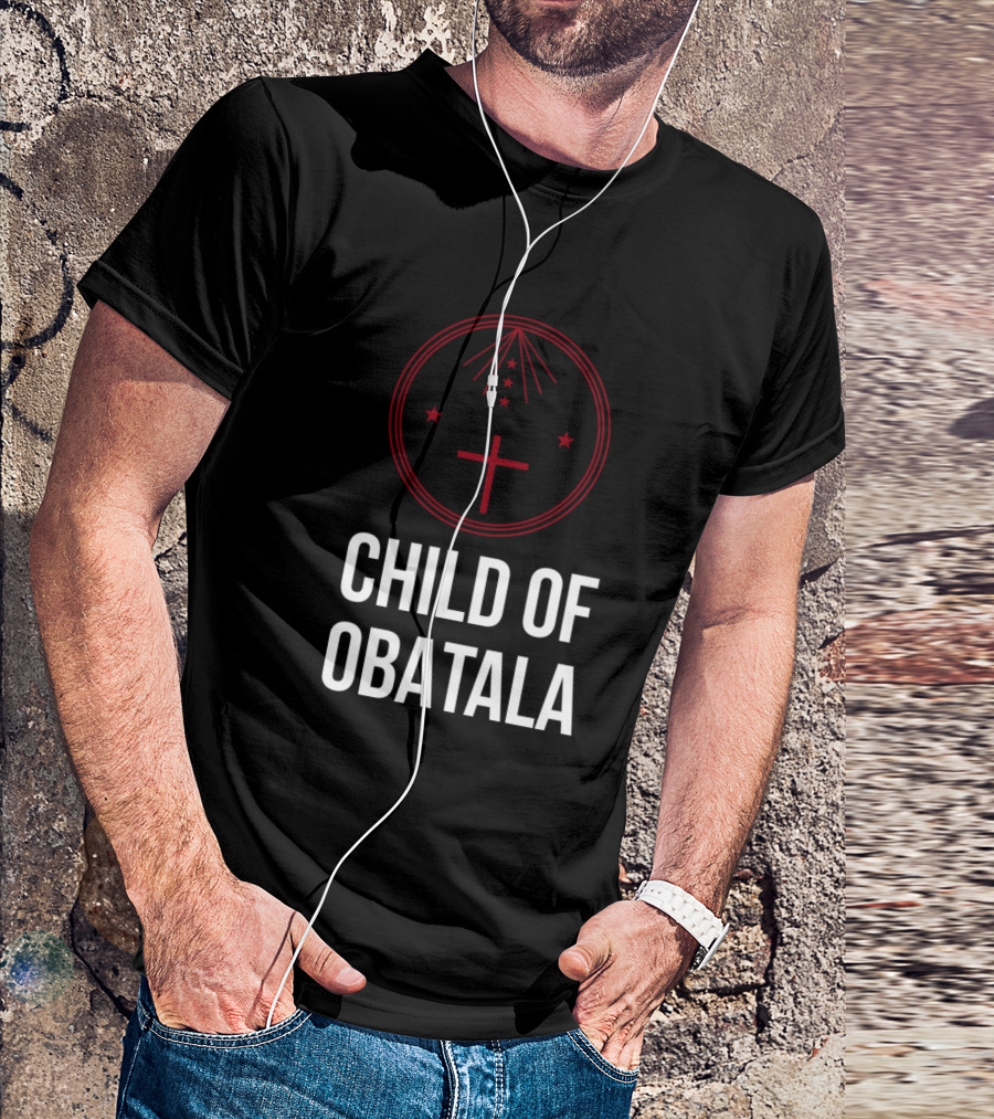 Child Of Obatala Veve Orisha Hoodoo Santeria T-Shirt